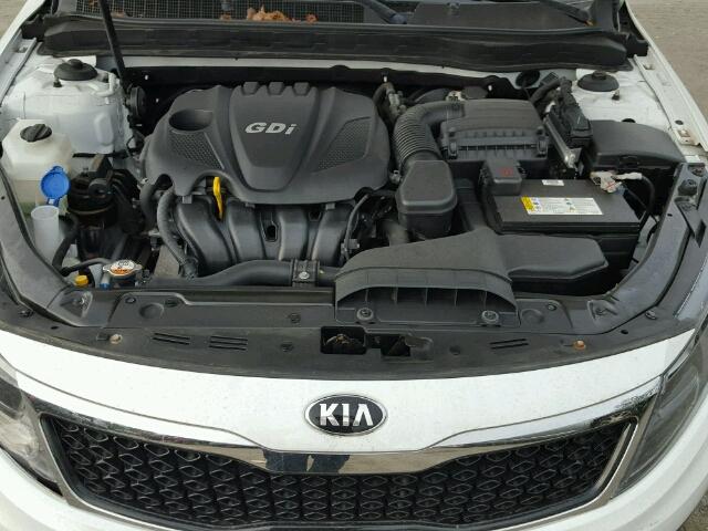 5XXGN4A75DG118410 - 2013 KIA OPTIMA EX WHITE photo 7