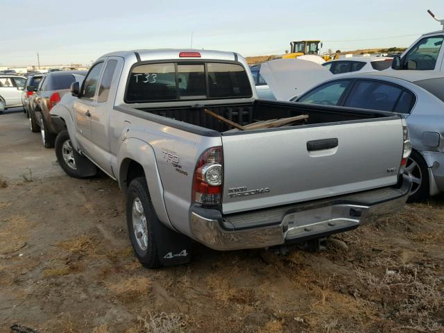 5TFUU4EN3BX006483 - 2011 TOYOTA TACOMA ACC ვერცხლისფერი ფოტო 3