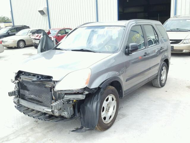 SHSRD78596U412330 - 2006 HONDA CR-V LX GRAY photo 2