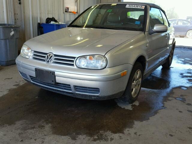 3VWDC21V72M813850 - 2002 VOLKSWAGEN CABRIO GLX 银色 照片 2