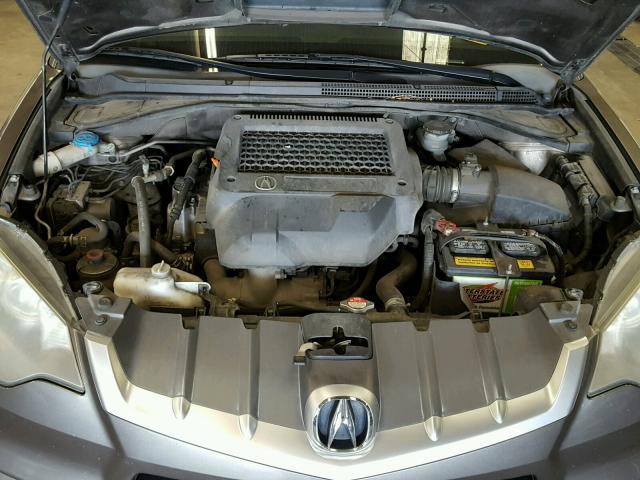 5J8TB18247A003203 - 2007 ACURA RDX GRAY photo 7