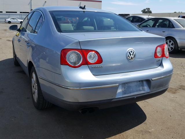 WVWAK73CX6P045556 - 2006 VOLKSWAGEN PASSAT 2.0 BLUE photo 3