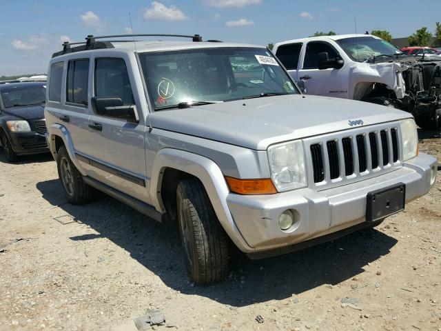 1J8HG48K76C188074 - 2006 JEEP COMMANDER SILVER photo 1