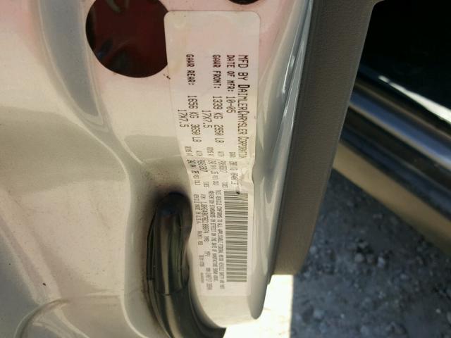 1J8HG48K76C188074 - 2006 JEEP COMMANDER SILVER photo 10