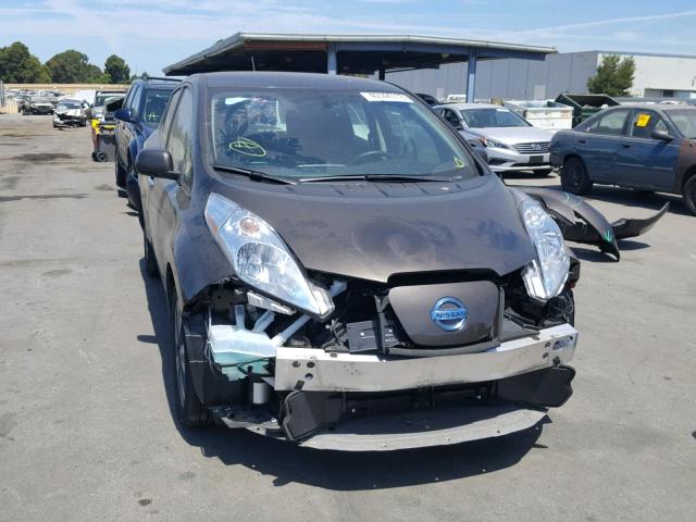 1N4BZ0CP5GC306729 - 2016 NISSAN LEAF SV BROWN photo 1