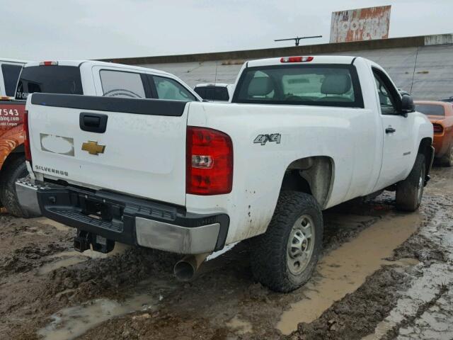 1GC0KVC89BF120632 - 2011 CHEVROLET SILVERADO WHITE photo 4