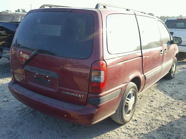 1GNDX13E44D211010 - 2004 CHEVROLET VENTURE LU RED photo 4