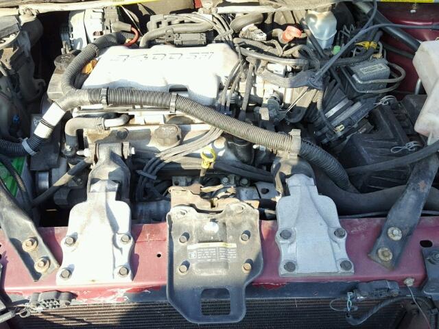 1GNDX13E44D211010 - 2004 CHEVROLET VENTURE LU RED photo 7