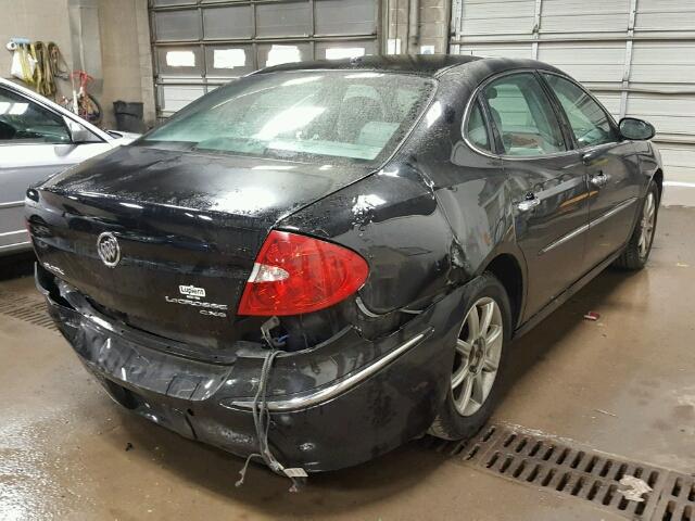 2G4WE567551335856 - 2005 BUICK LACROSSE C BLACK photo 4