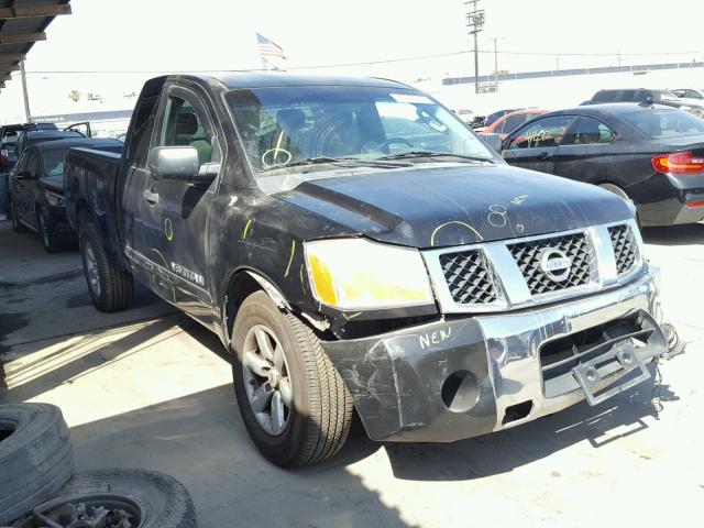 1N6BA0CH7AN303091 - 2010 NISSAN TITAN XE BLACK photo 1