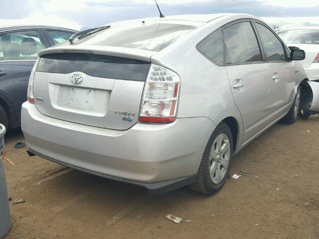 JTDKB20U163169923 - 2006 TOYOTA PRIUS GRAY photo 4