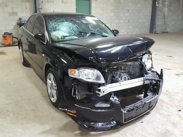 WAUDF78E58A121554 - 2008 AUDI A4 2.0T QU BLACK photo 1