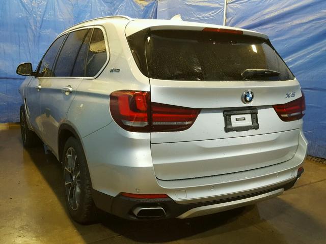 5UXKT0C52J0W00669 - 2018 BMW X5 XDR40E SILVER photo 3