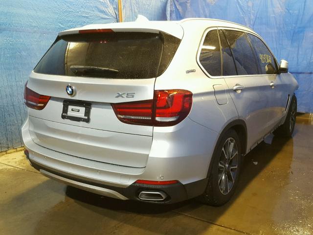 5UXKT0C52J0W00669 - 2018 BMW X5 XDR40E SILVER photo 4