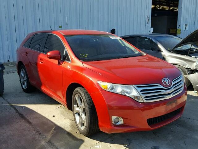 4T3ZK3BB9AU025591 - 2010 TOYOTA VENZA BASE RED photo 1