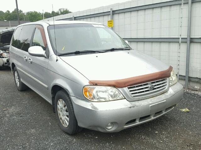 KNDUP131936349151 - 2003 KIA SEDONA EX SILVER photo 1