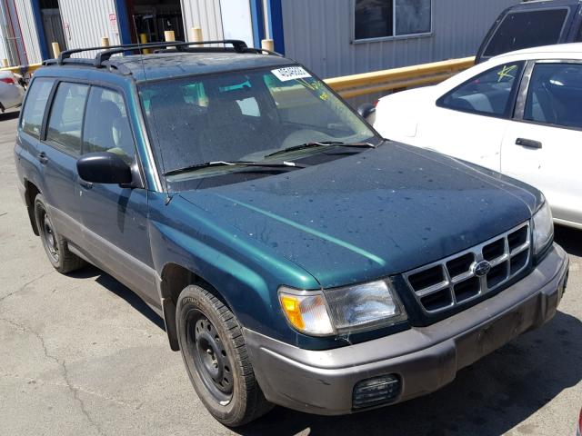 JF1SF6558WH753306 - 1998 SUBARU FORESTER S GREEN photo 1
