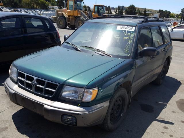 JF1SF6558WH753306 - 1998 SUBARU FORESTER S GREEN photo 2