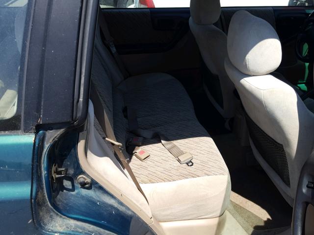 JF1SF6558WH753306 - 1998 SUBARU FORESTER S GREEN photo 6