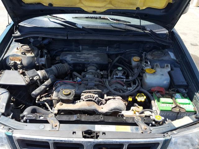 JF1SF6558WH753306 - 1998 SUBARU FORESTER S GREEN photo 7