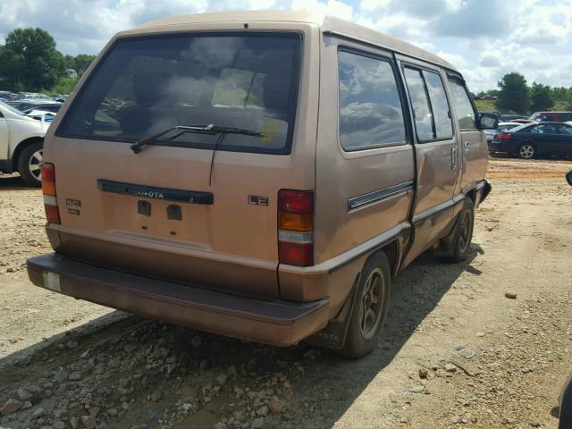 JT3YR26V5F5045961 - 1985 TOYOTA VAN WAGON BROWN photo 4