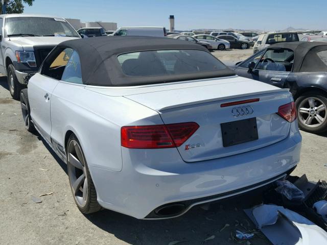 WUAC6AFH0EN900652 - 2014 AUDI RS5 WHITE photo 3