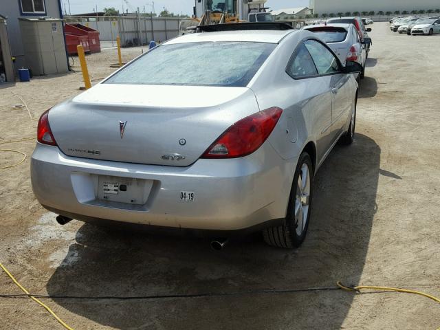 1G2ZM151464252813 - 2006 PONTIAC G6 GTP SILVER photo 4