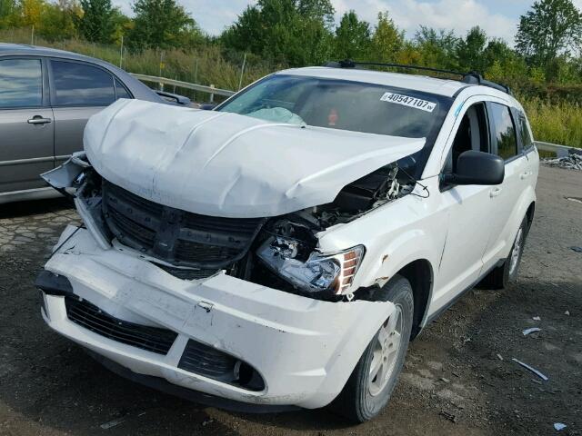 3D4PG4FB1AT129012 - 2010 DODGE JOURNEY SE WHITE photo 2