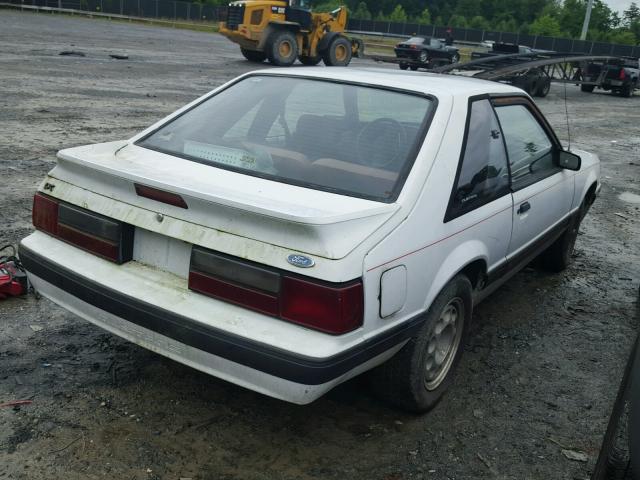 1FABP41A5JF224470 - 1988 FORD MUSTANG LX WHITE photo 4