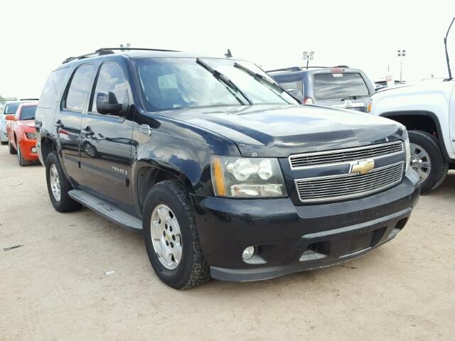 1GNFC13057R188529 - 2007 CHEVROLET TAHOE BLACK photo 1