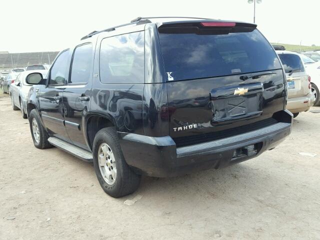 1GNFC13057R188529 - 2007 CHEVROLET TAHOE BLACK photo 3