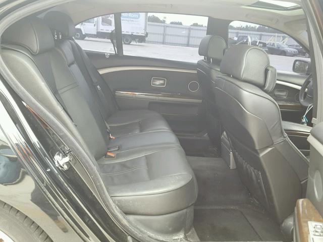 WBAHN83587DT67366 - 2007 BMW 750 BLACK photo 6