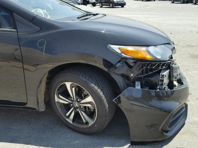 2HGFG3B89FH503624 - 2015 HONDA CIVIC EX BLACK photo 9