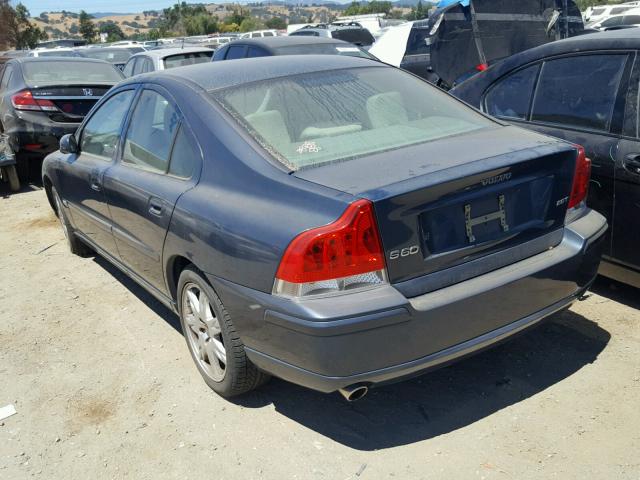 YV1RS592052475558 - 2005 VOLVO S60 2.5T BLUE photo 3