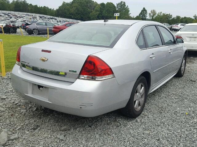 2G1WG5EKXB1133703 - 2011 CHEVROLET IMPALA LT SILVER photo 4