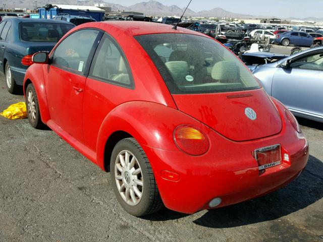 3VWCK31CX5M410162 - 2005 VOLKSWAGEN NEW BEETLE 红色 照片 3