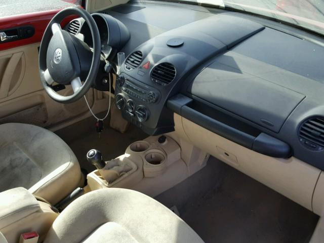 3VWCK31CX5M410162 - 2005 VOLKSWAGEN NEW BEETLE 红色 照片 9