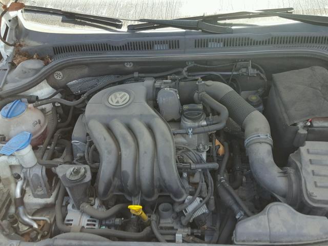 3VW2K7AJ2EM209390 - 2014 VOLKSWAGEN JETTA BASE Սպիտակ լուսանկար 7