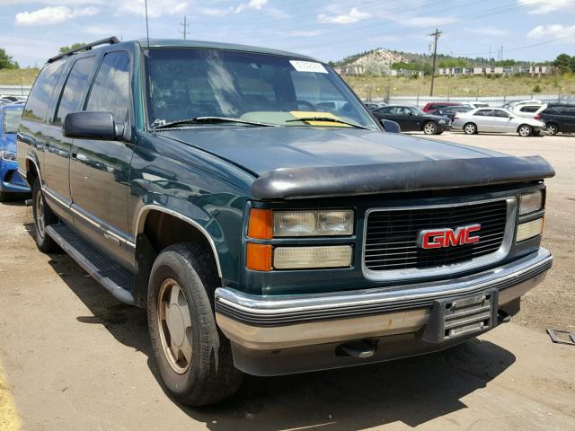 3GKFK16R0TG519117 - 1996 GMC SUBURBAN K GREEN photo 1