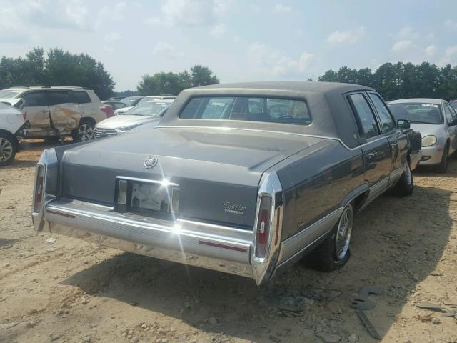 1G6DW54E1MR710354 - 1991 CADILLAC BROUGHAM GRAY photo 4