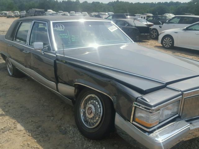 1G6DW54E1MR710354 - 1991 CADILLAC BROUGHAM GRAY photo 9