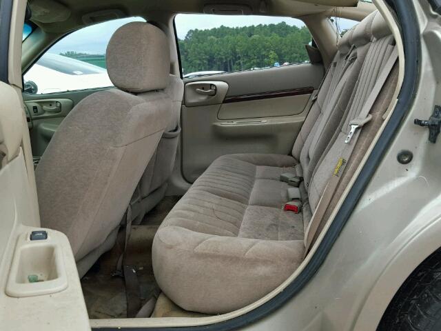 2G1WF52E339348098 - 2003 CHEVROLET IMPALA TAN photo 6