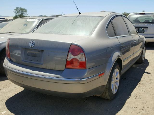 WVWPD63B84E268676 - 2004 VOLKSWAGEN PASSAT SILVER photo 4