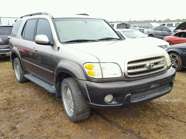 5TDZT34A63S158525 - 2003 TOYOTA SEQUOIA SR TAN photo 1