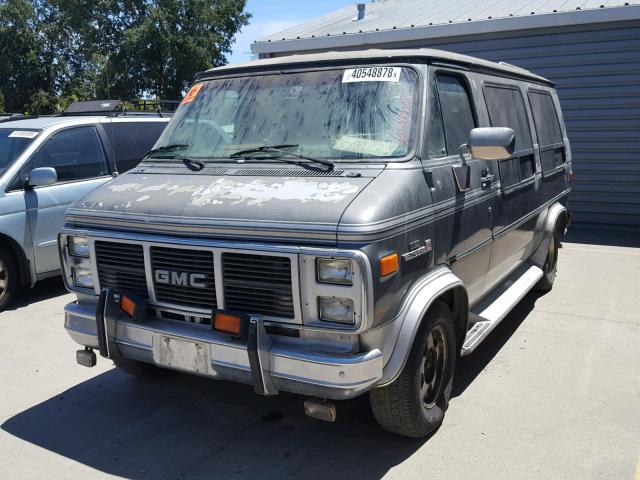 1GDEG25K9K7507329 - 1989 GMC RALLY WAGO GRAY photo 2