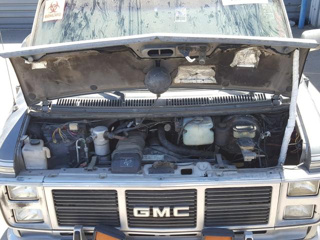 1GDEG25K9K7507329 - 1989 GMC RALLY WAGO GRAY photo 7