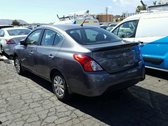 3N1CN7AP7GL879824 - 2016 NISSAN VERSA S GRAY photo 3