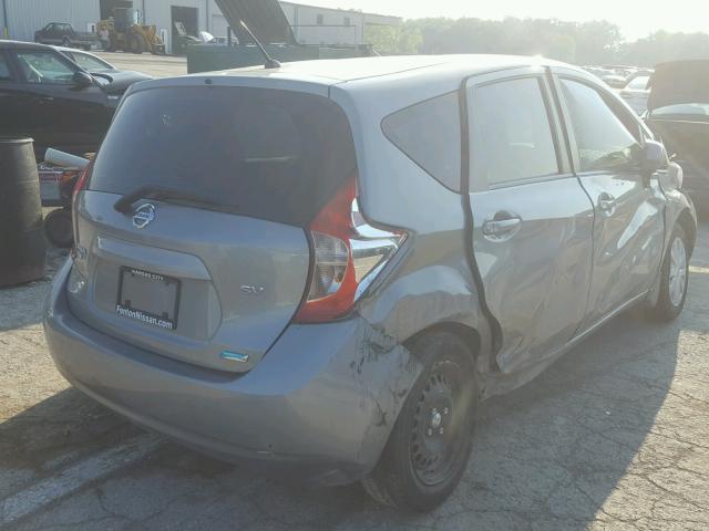 3N1CE2CP7EL408799 - 2014 NISSAN VERSA NOTE SILVER photo 4