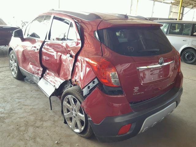 KL4CJDSB9GB669828 - 2016 BUICK ENCORE PRE RED photo 3