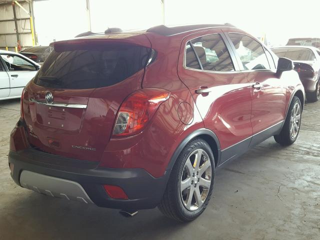 KL4CJDSB9GB669828 - 2016 BUICK ENCORE PRE RED photo 4